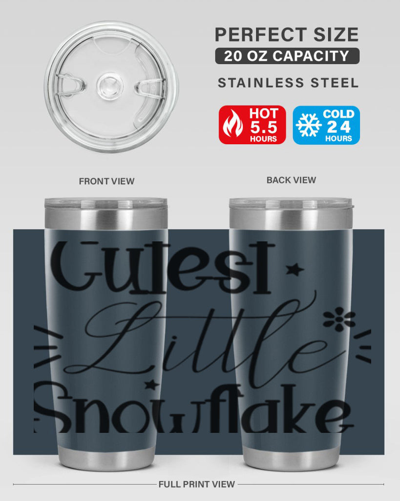 Cutest Little Snowflake90#- winter- Tumbler