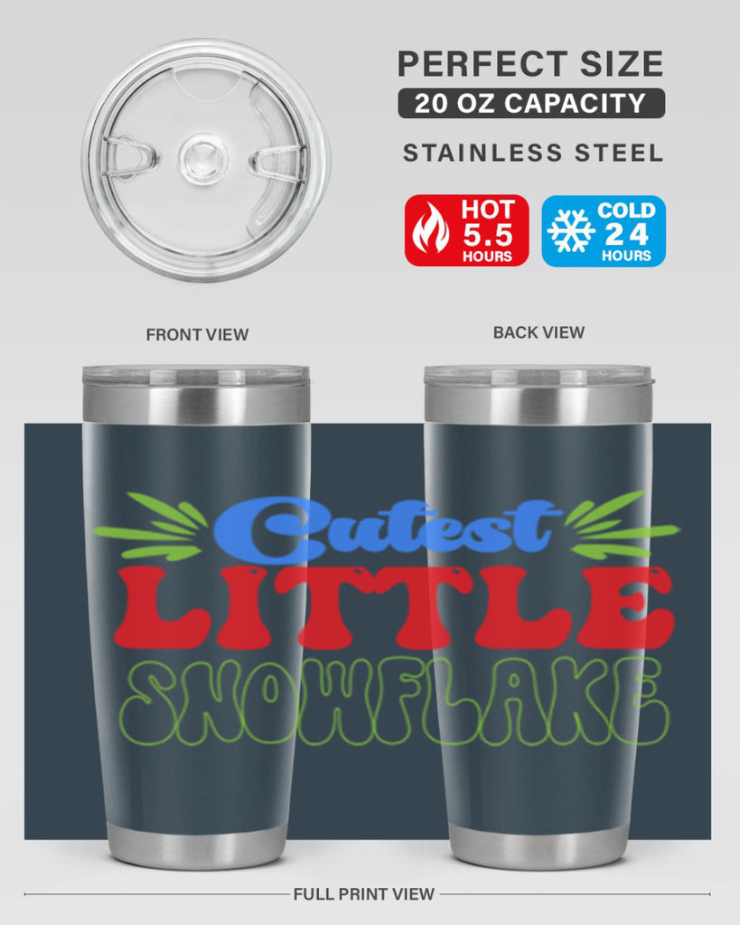 Cutest little snowflake 89#- winter- Tumbler