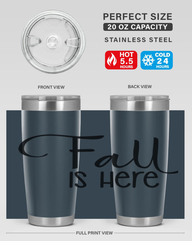 Fall Is Here 109#- fall- Tumbler