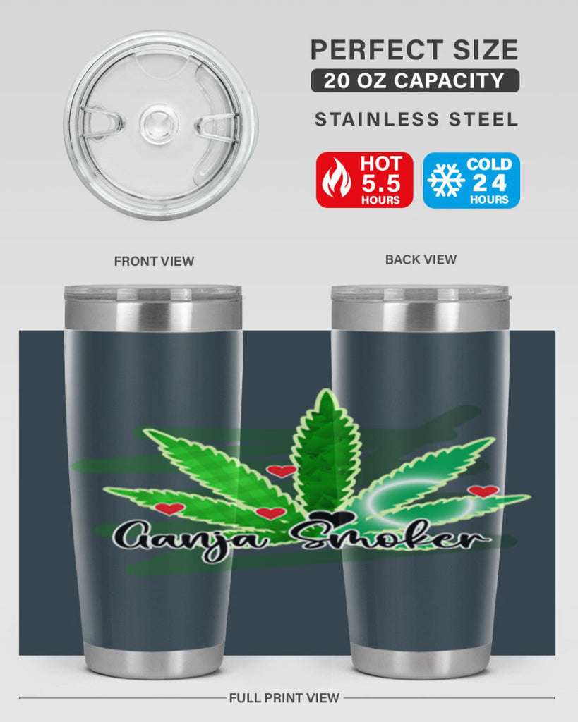 Ganja Smoker 88#- marijuana- Tumbler