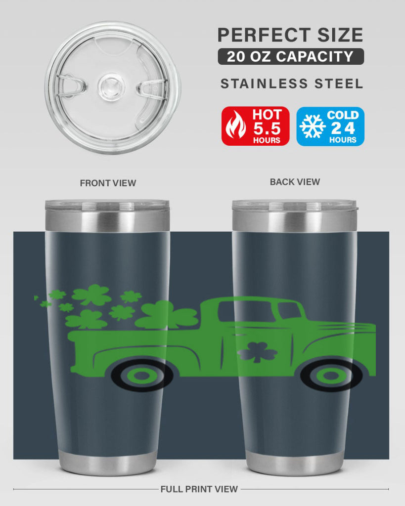 Green Truck Style 97#- St Patricks Day- Tumbler