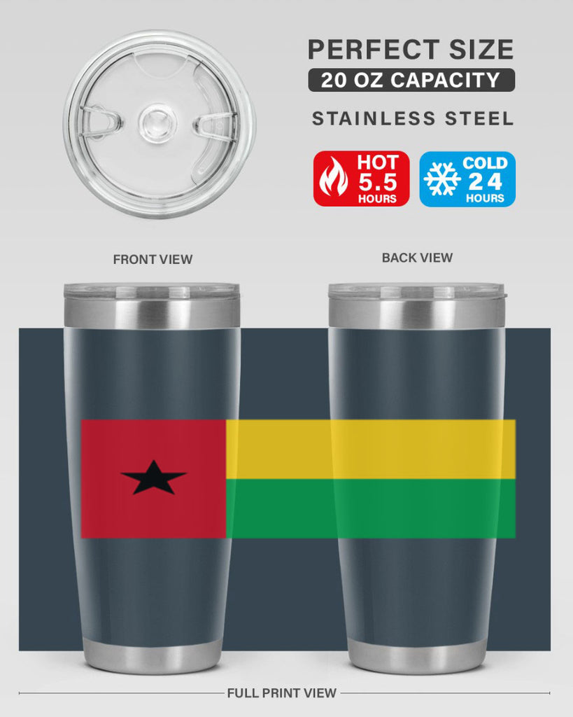 GuineaBissau 128#- world flags- Tumbler