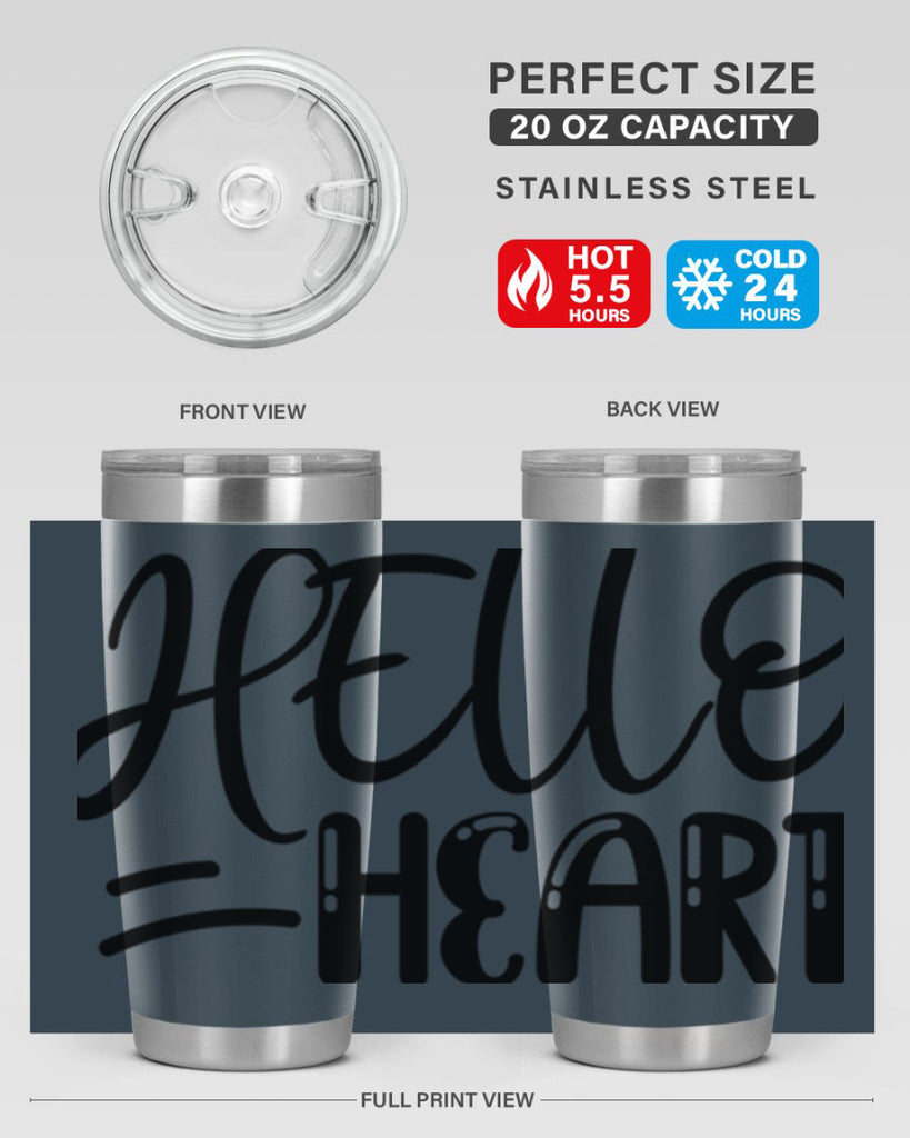HELLO HEART  220#- spring- Tumbler