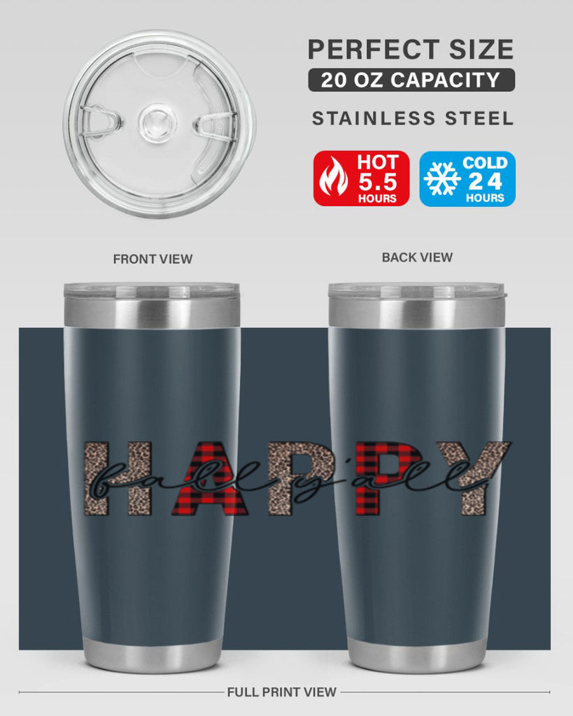 Happy Fall Y all 228#- fall- Tumbler