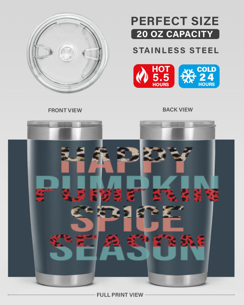 Happy pumpkin spice season 242#- fall- Tumbler
