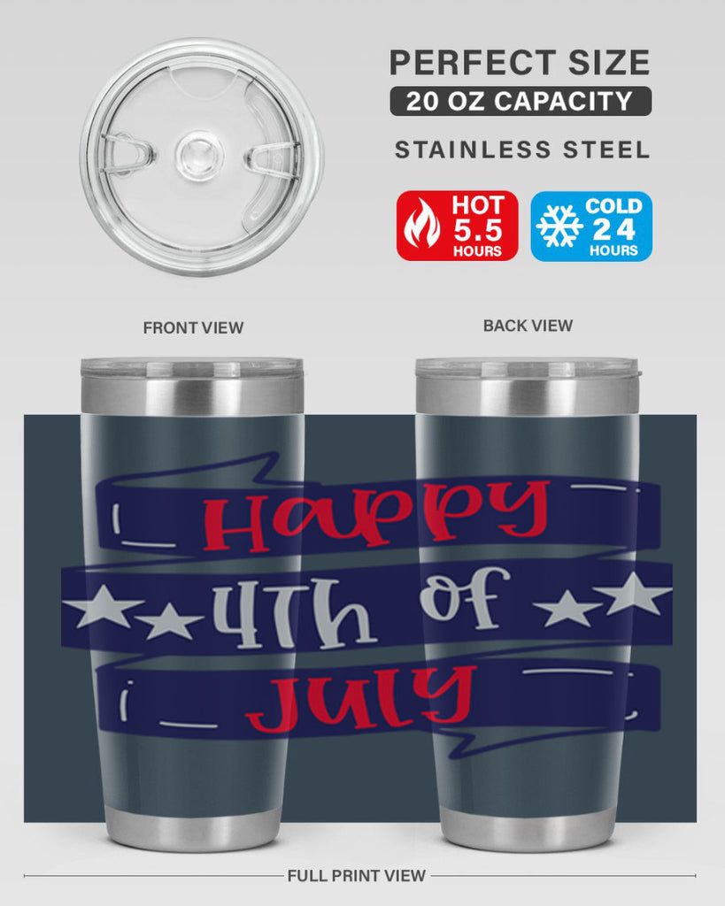 Happy th Of July Style 154#- Fourt Of July- Tumbler