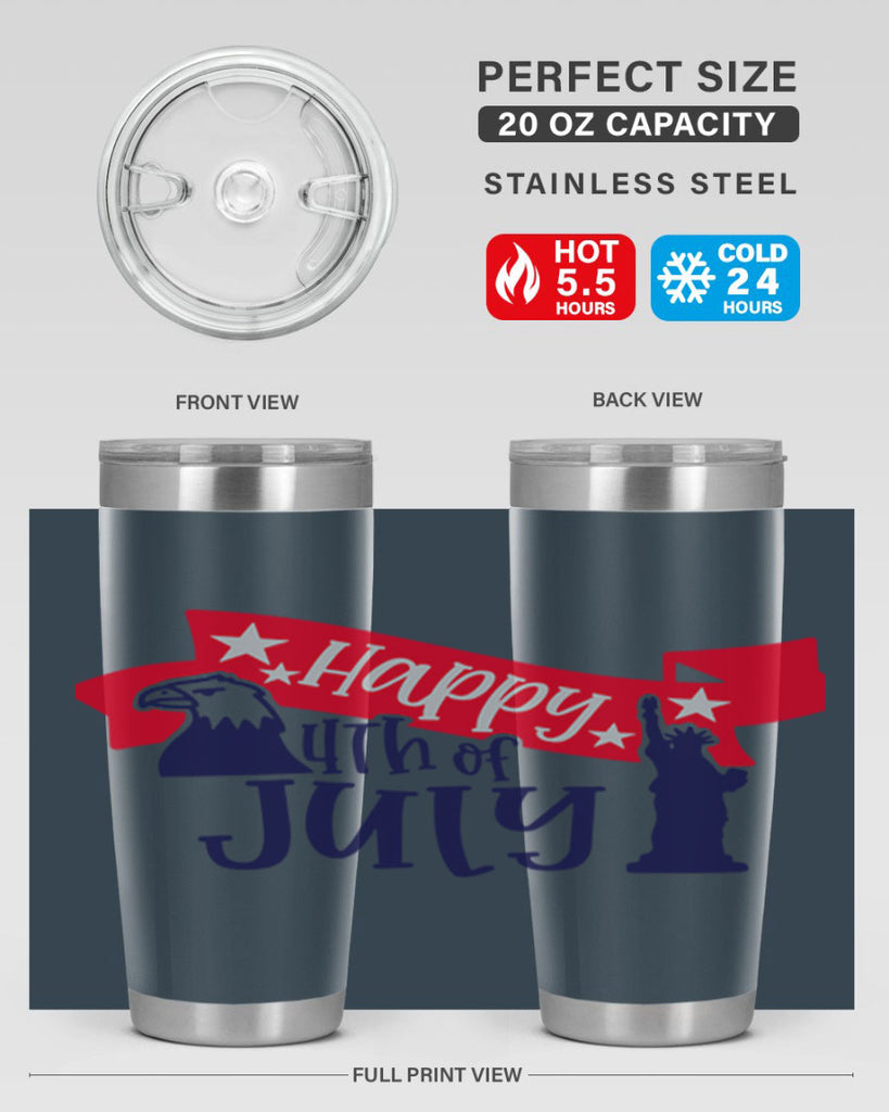 Happy th Of July Style 156#- Fourt Of July- Tumbler