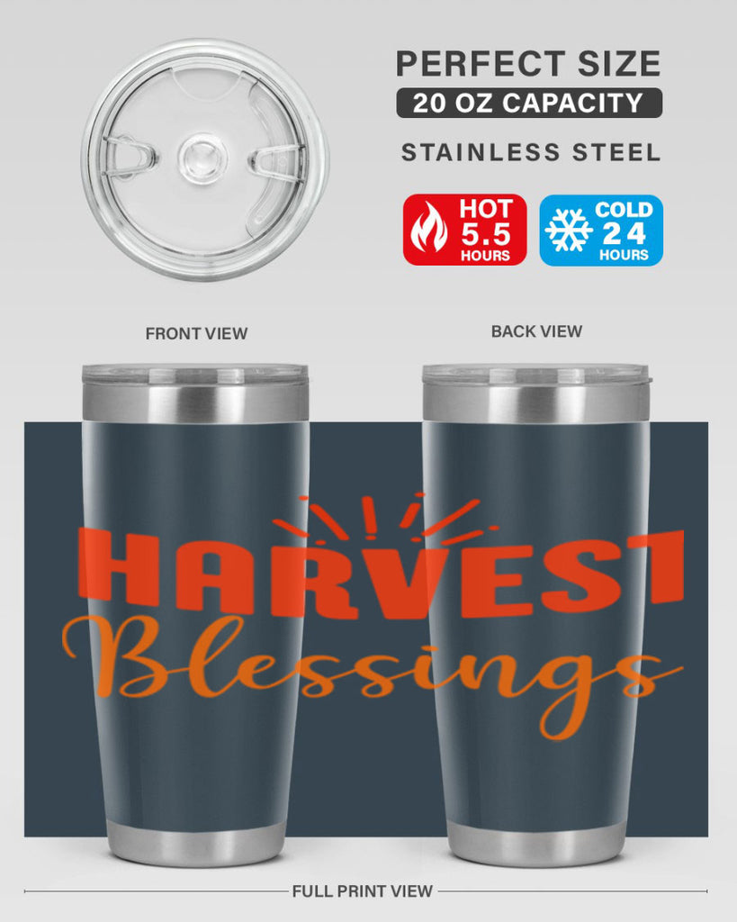 Harvest Blessings Design 264#- fall- Tumbler