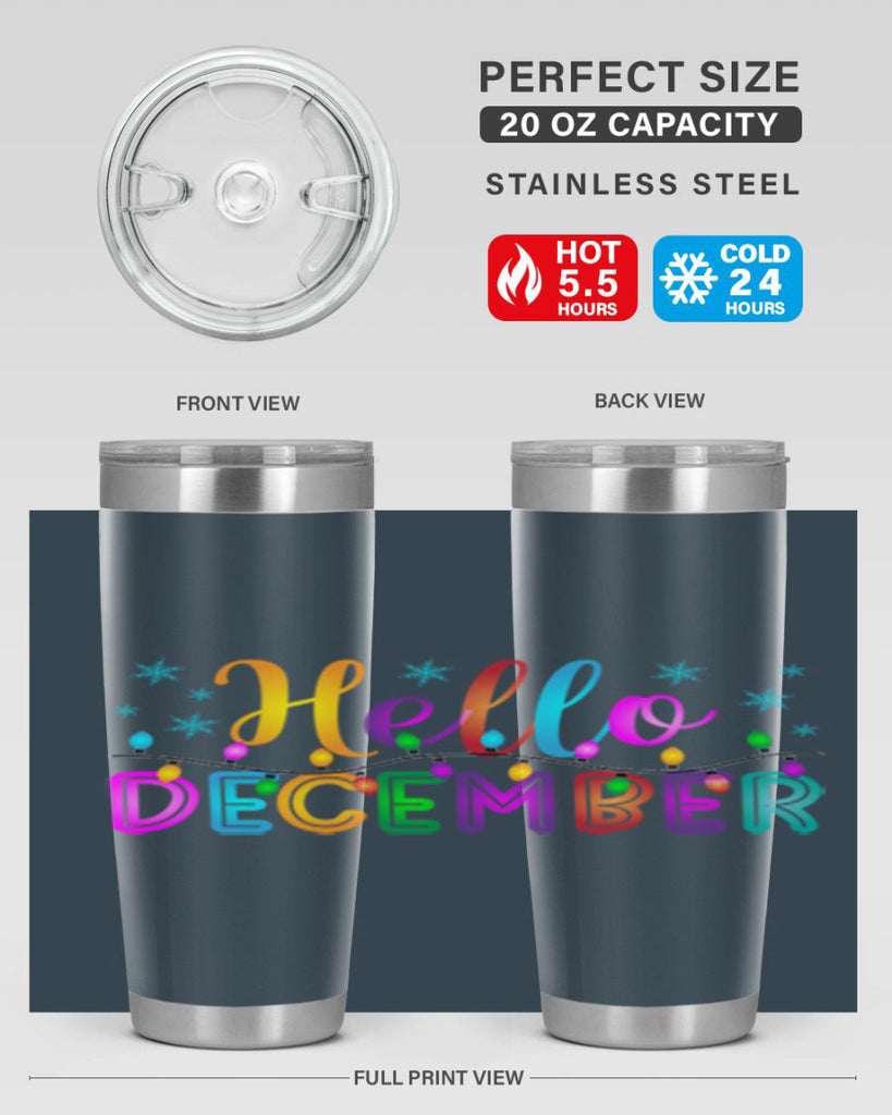 Hello December Winter 177#- winter- Tumbler