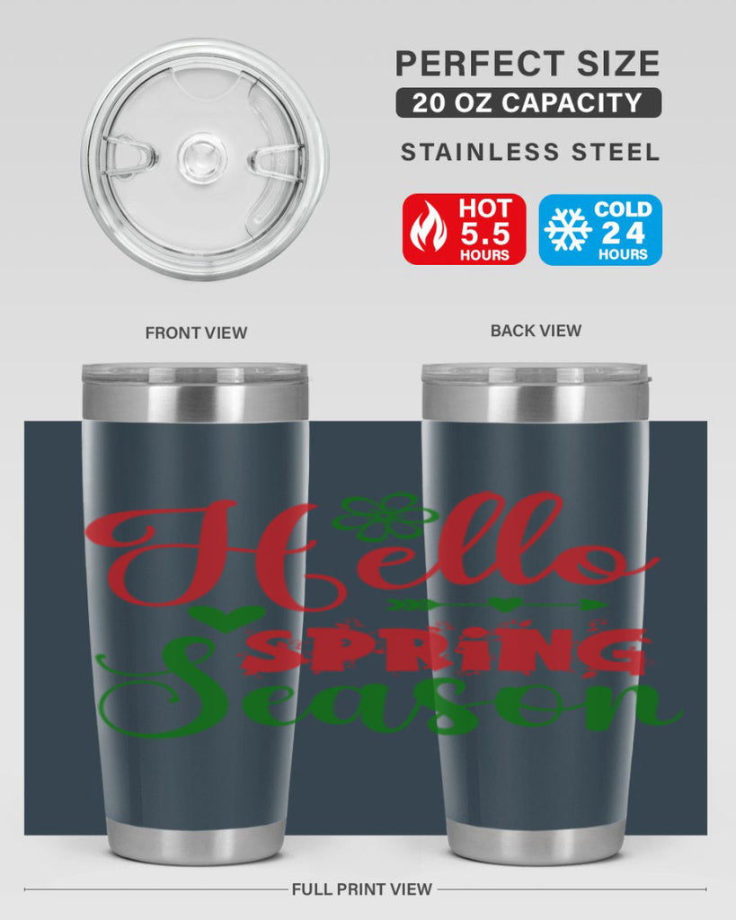 Hello Spring Season 224#- spring- Tumbler
