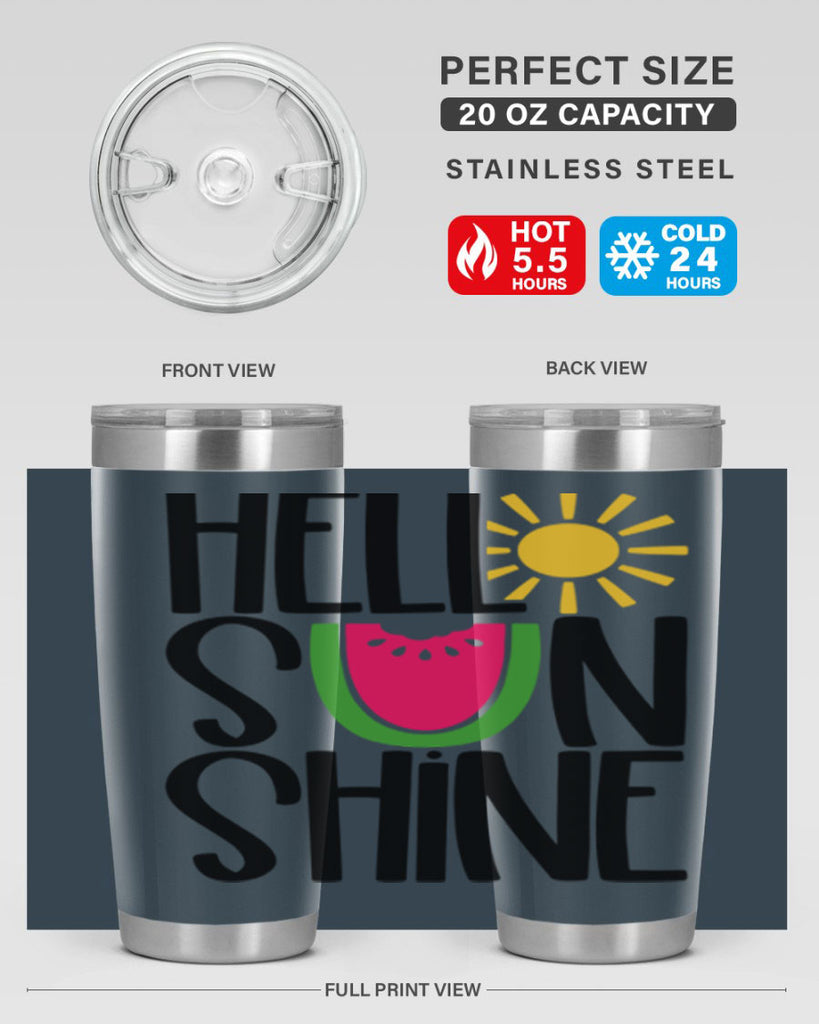 Hello Sunshine Style 37#- summer- Tumbler