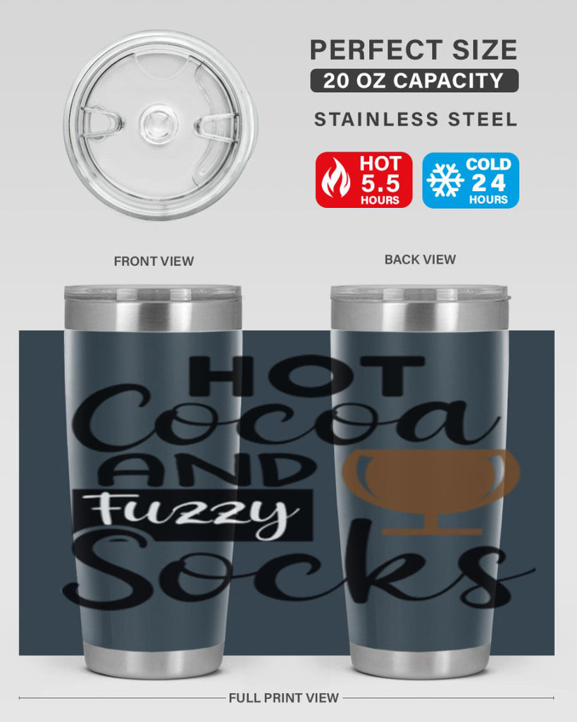 Hot Cocoa And Fuzzy Socks 218#- winter- Tumbler