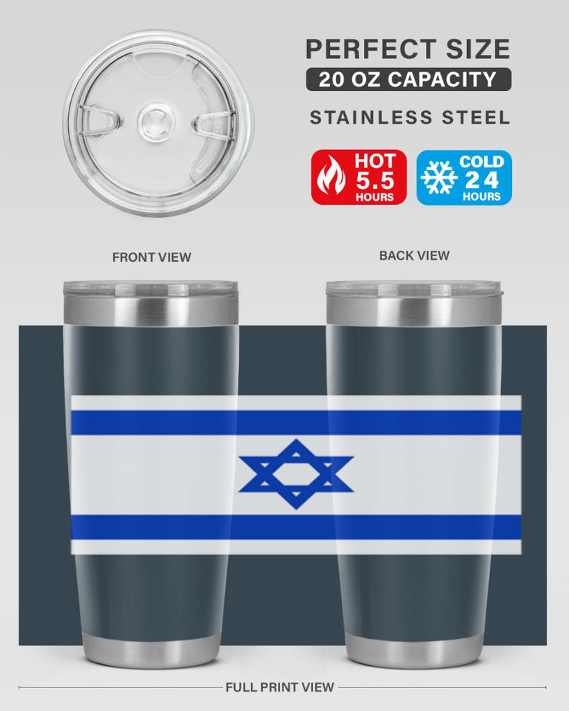 Israel 116#- world flags- Tumbler