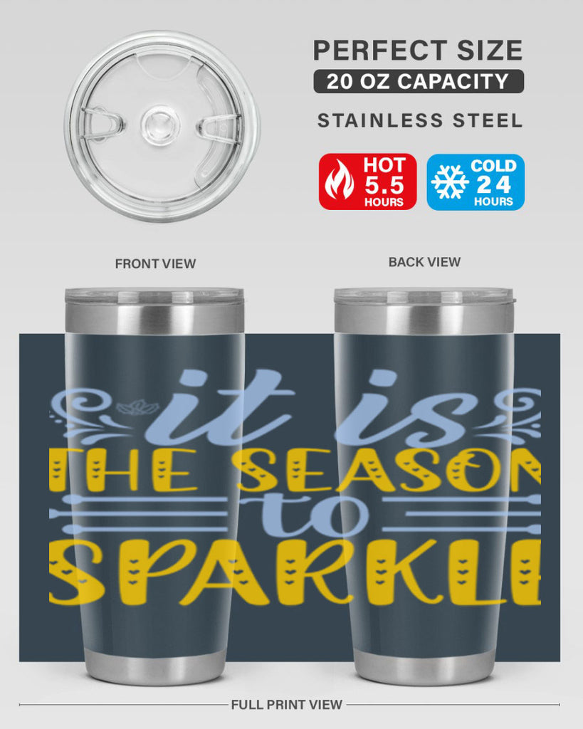 It is the season to sparkle256#- winter- Tumbler
