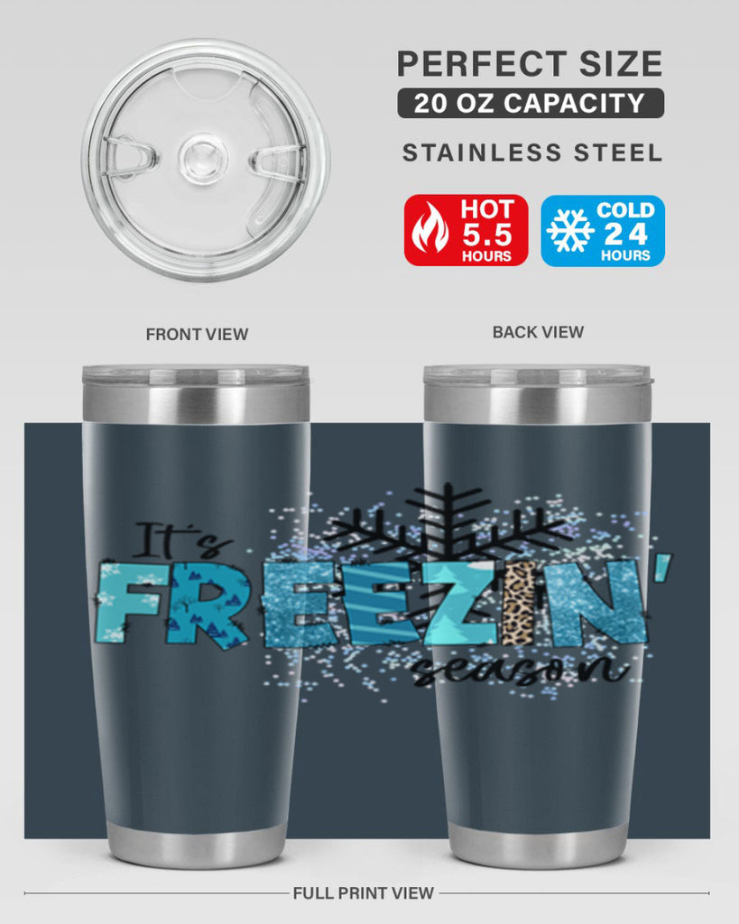 It s freezin season 266#- winter- Tumbler