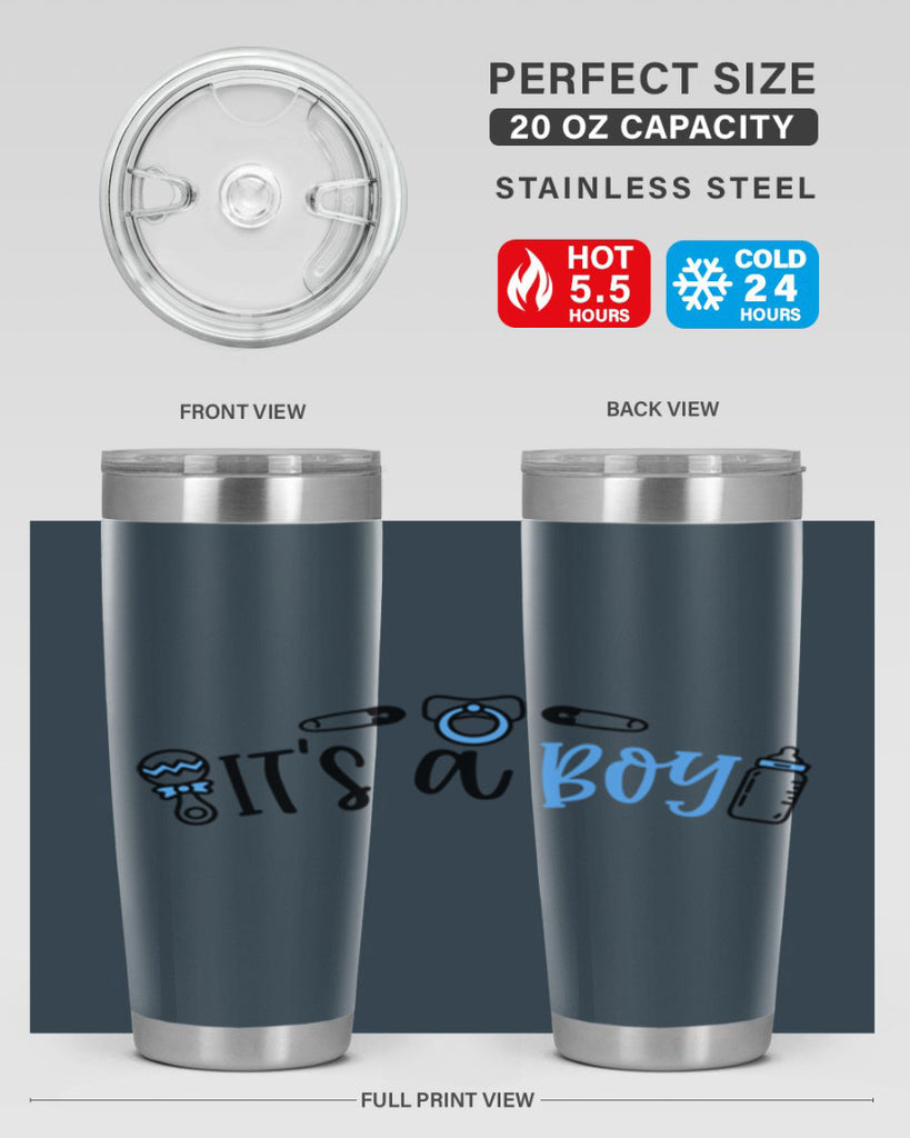 Its A Boy Style 80#- baby- tumbler