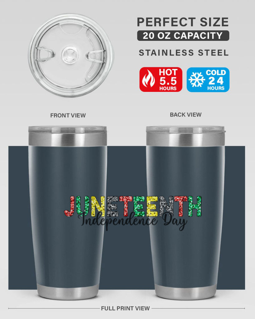 Juneteenth Independence Day 37#- Juneteenth- tumbler
