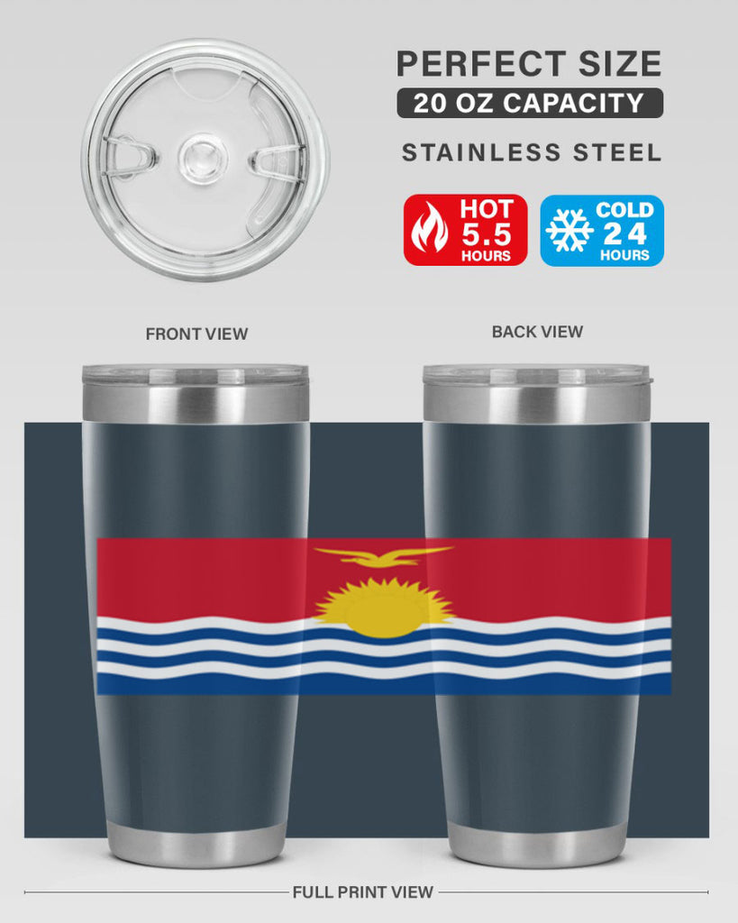Kiribati 109#- world flags- Tumbler