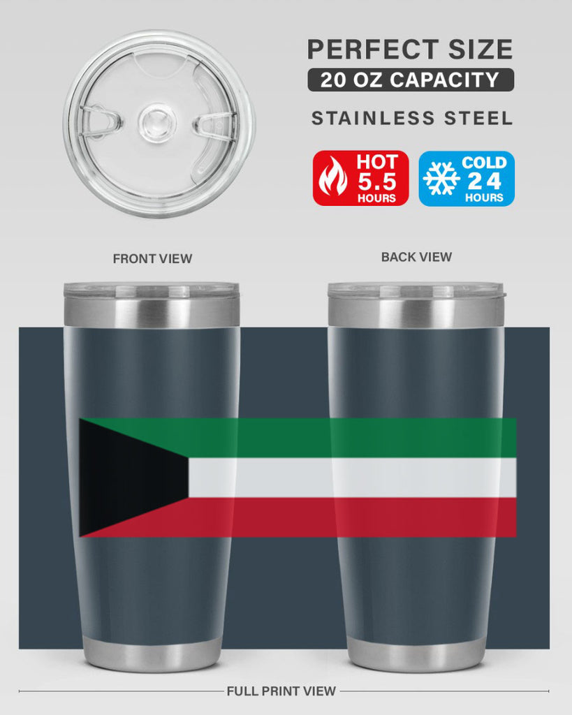 Kuwait 107#- world flags- Tumbler