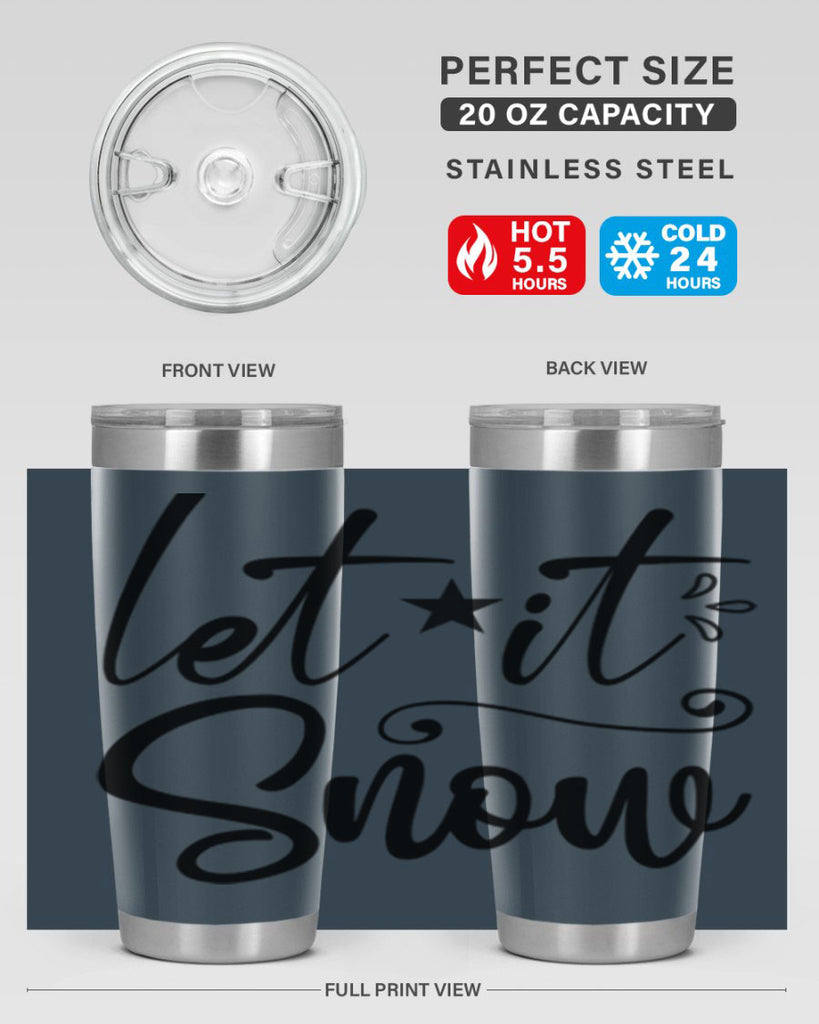 Let it snow 292#- winter- Tumbler