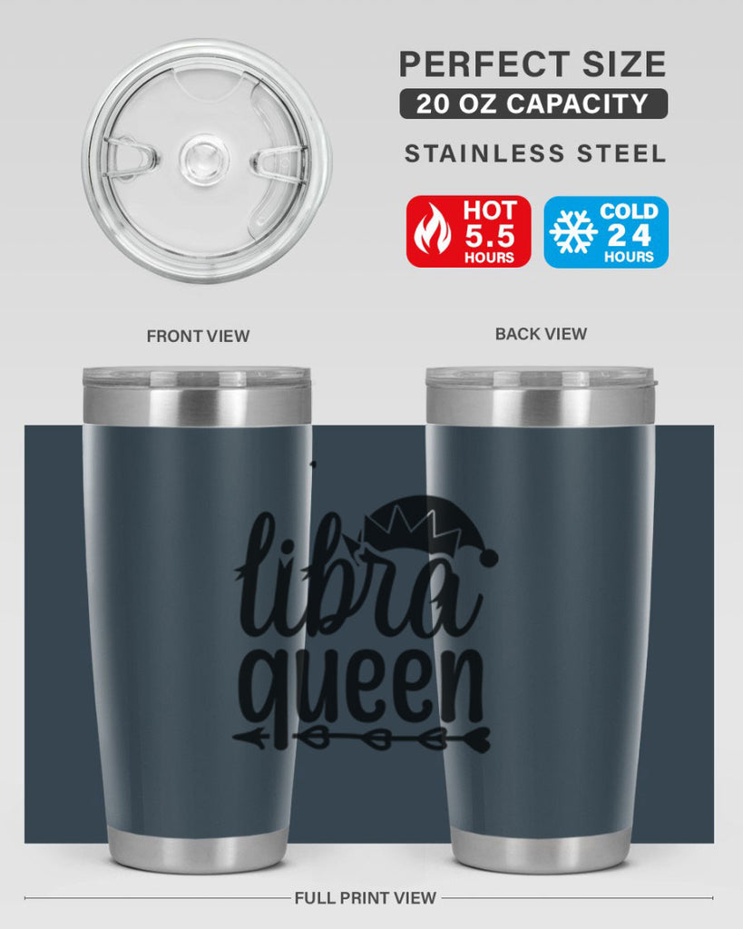 Libra queen 326#- zodiac- Tumbler