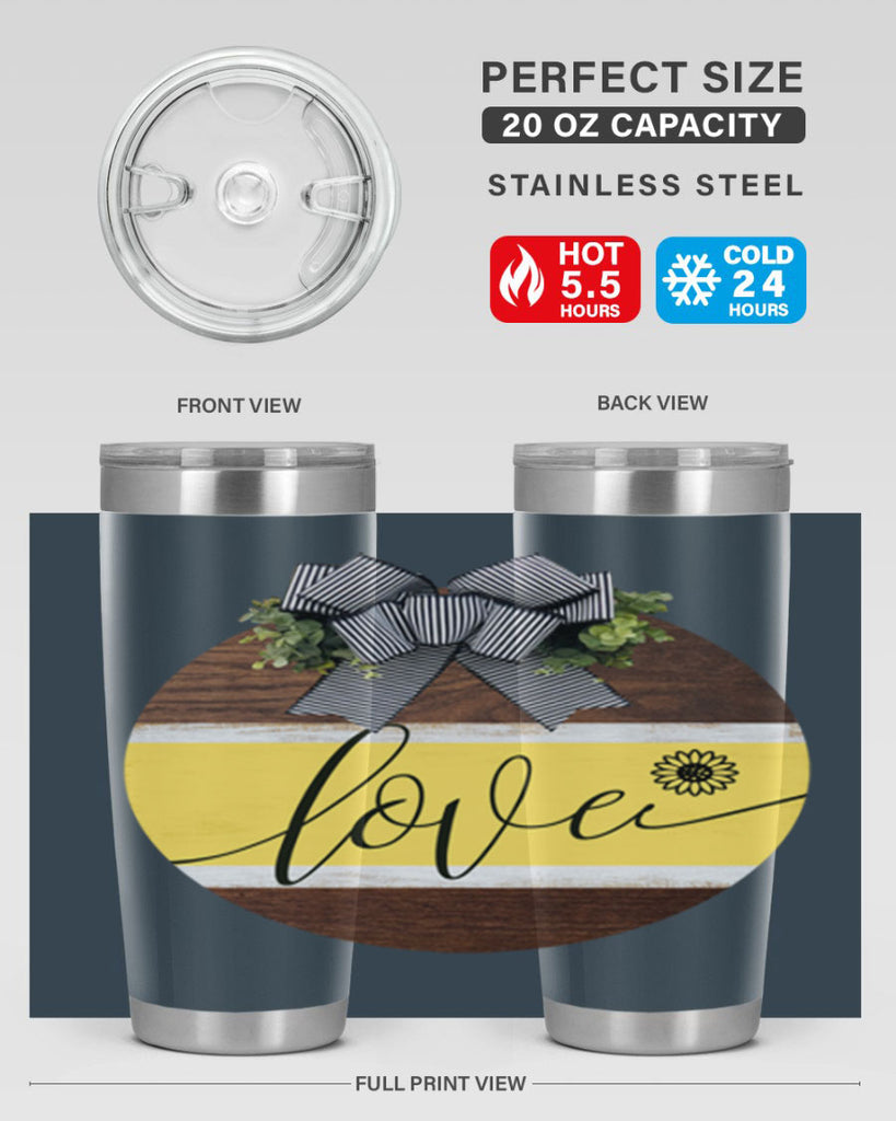 Love and daisy Mockup326#- spring- Tumbler