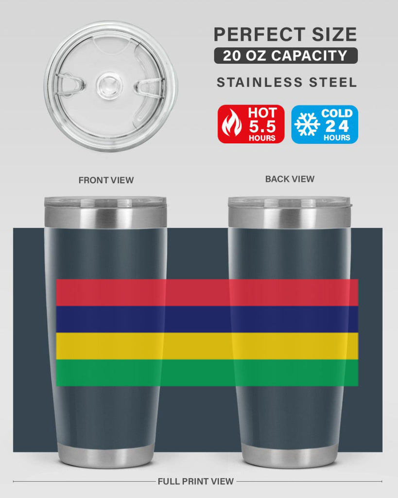 Mauritius 88#- world flags- Tumbler