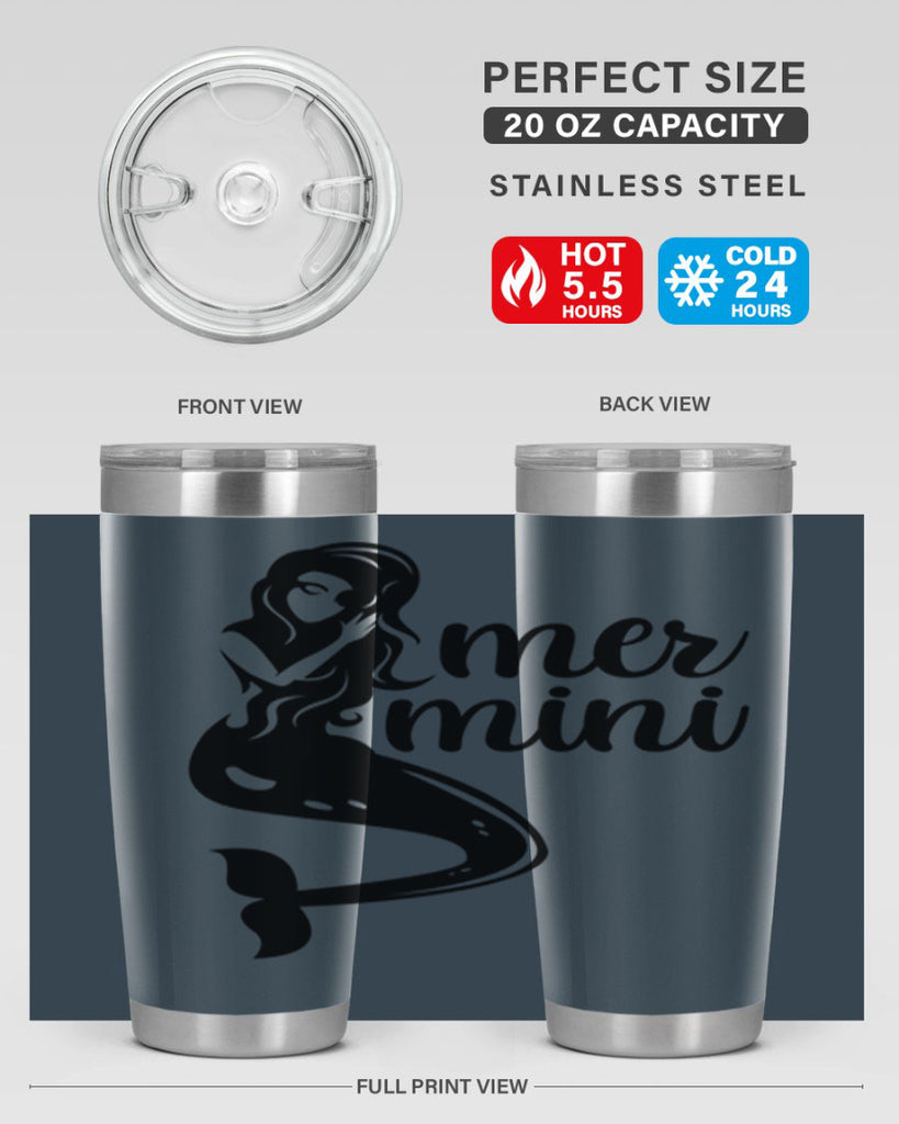 Mer mini 352#- mermaid- Tumbler
