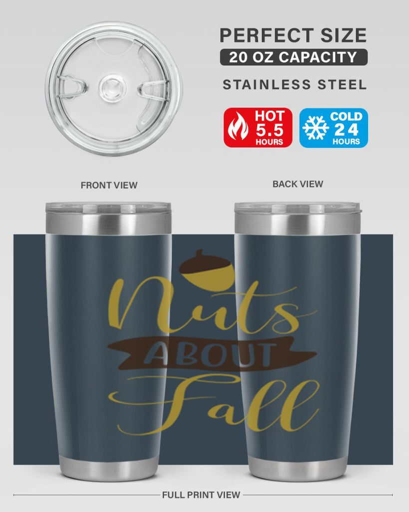 Nuts About Fall 442#- fall- Tumbler