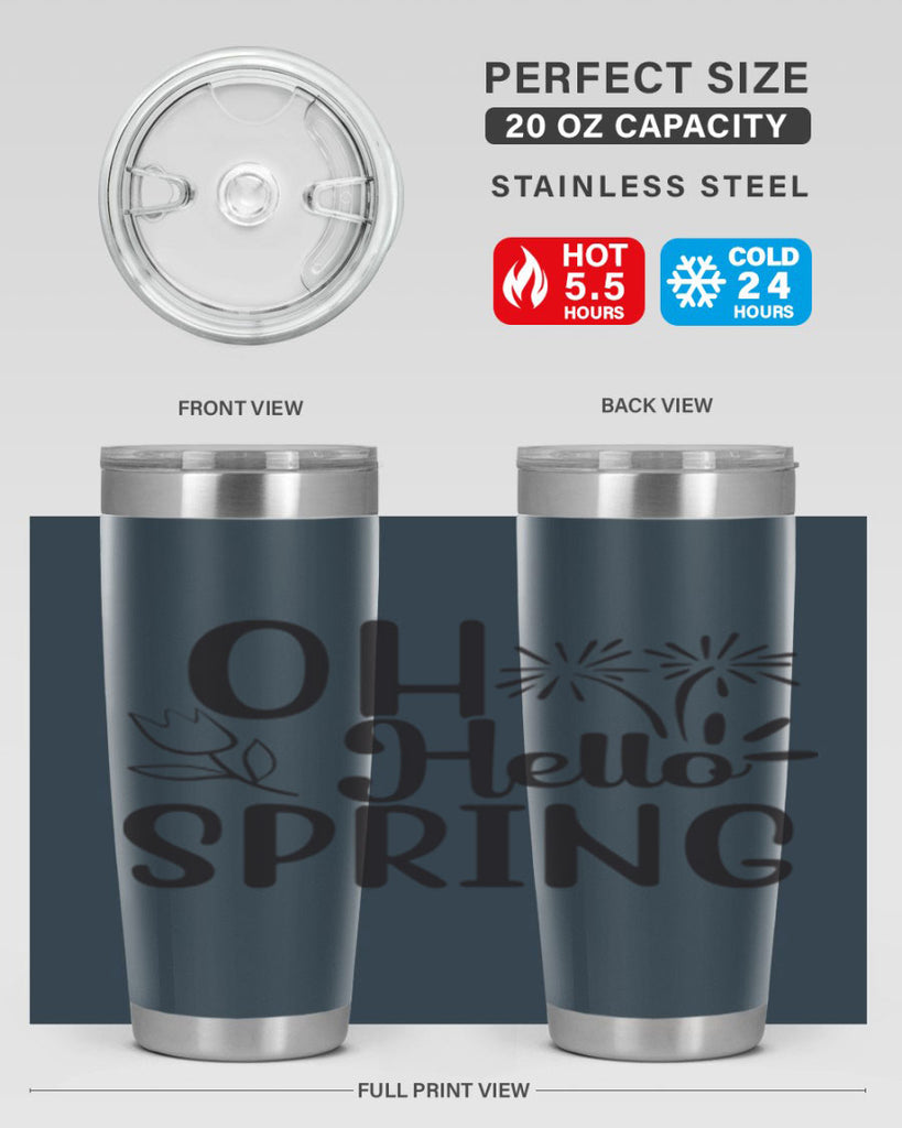 Oh hello spring 358#- spring- Tumbler