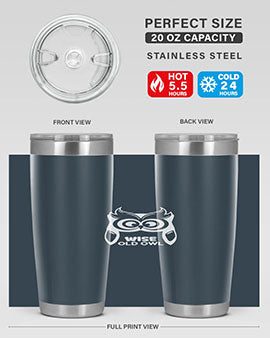 Owl Lover Wise Old Owl A TurtleRabbit 13#- owl- Tumblers