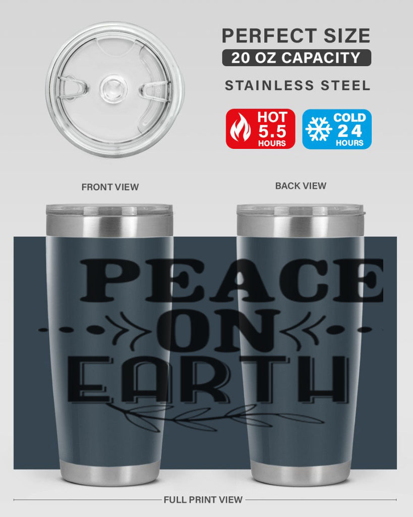 Peace on Earth 334#- winter- Tumbler