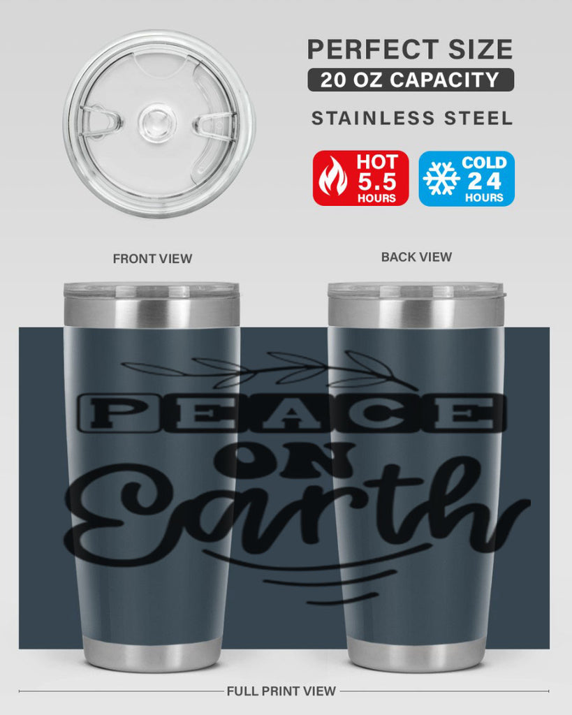 Peace on Earth 335#- winter- Tumbler
