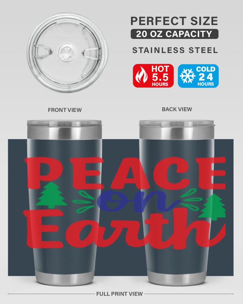 Peace on Earth 336#- winter- Tumbler