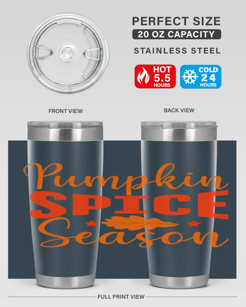 Pumpkin Spice Season Design 557#- fall- Tumbler