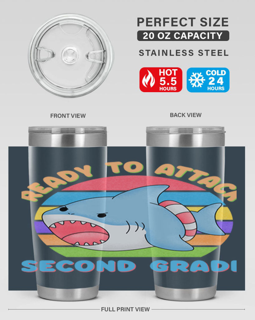 Ready to Attack 2nd Grade 19#- second grade- Tumbler