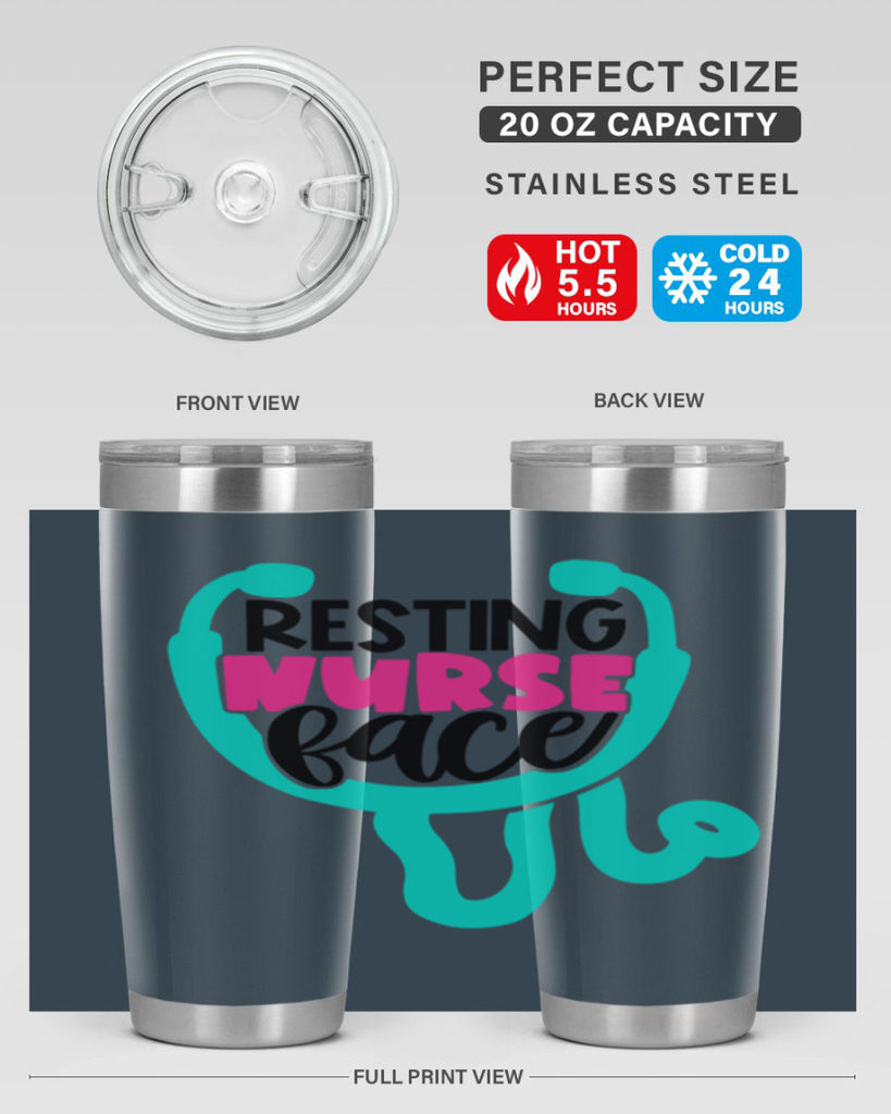 Resting Nurse Face Style Style 57#- nurse- tumbler