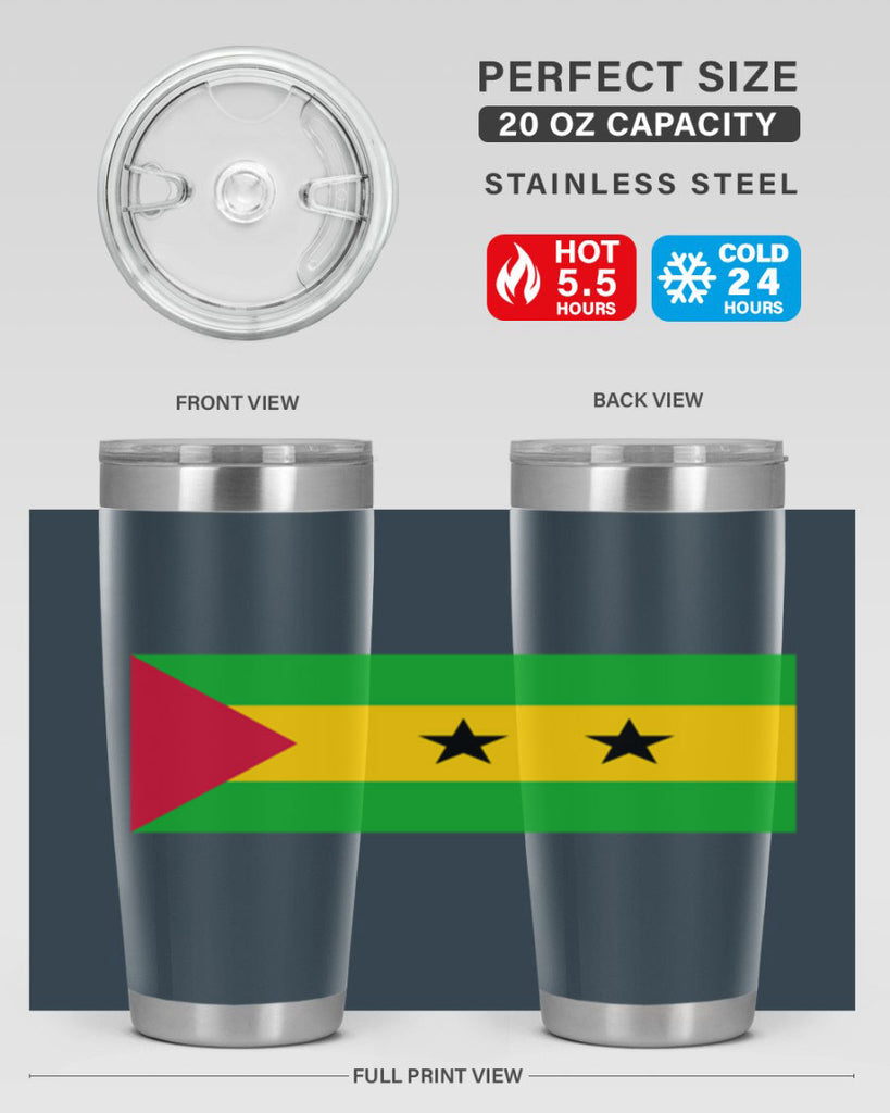 Sao Tome and Principe 47#- world flags- Tumbler