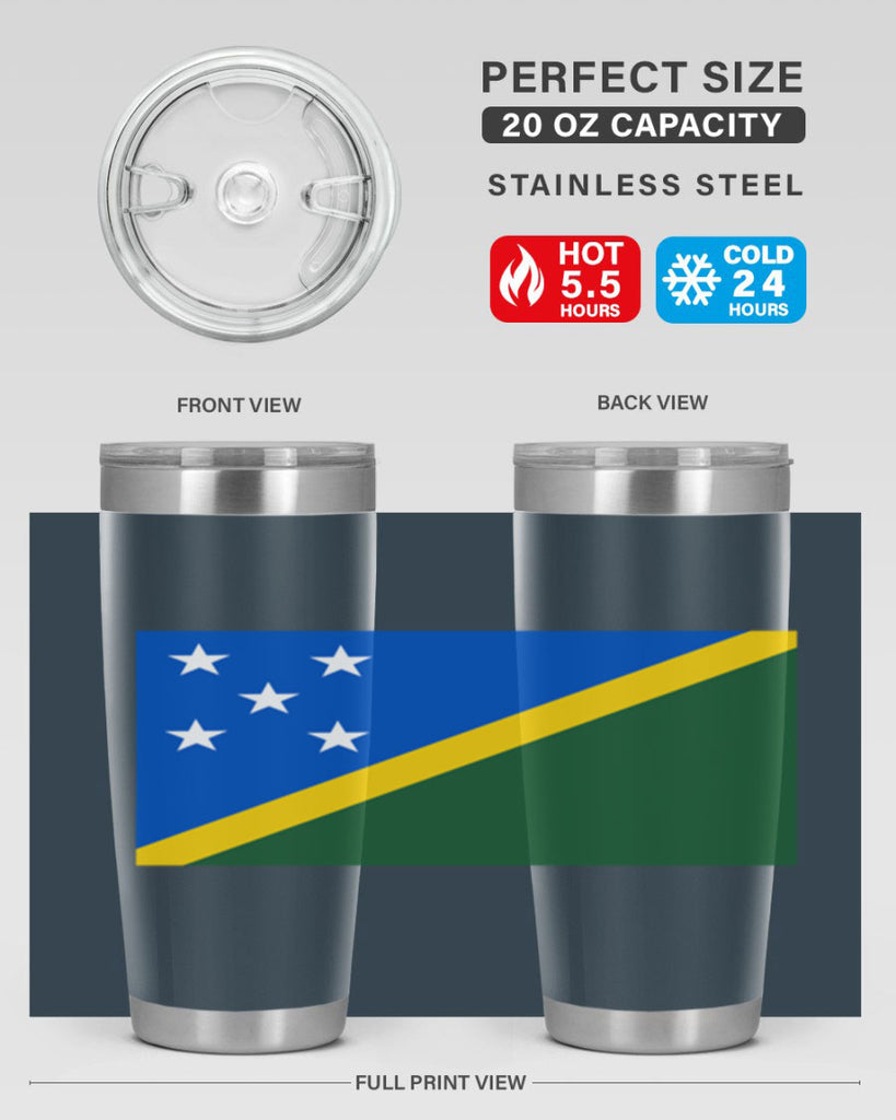 Solomon Islands 38#- world flags- Tumbler