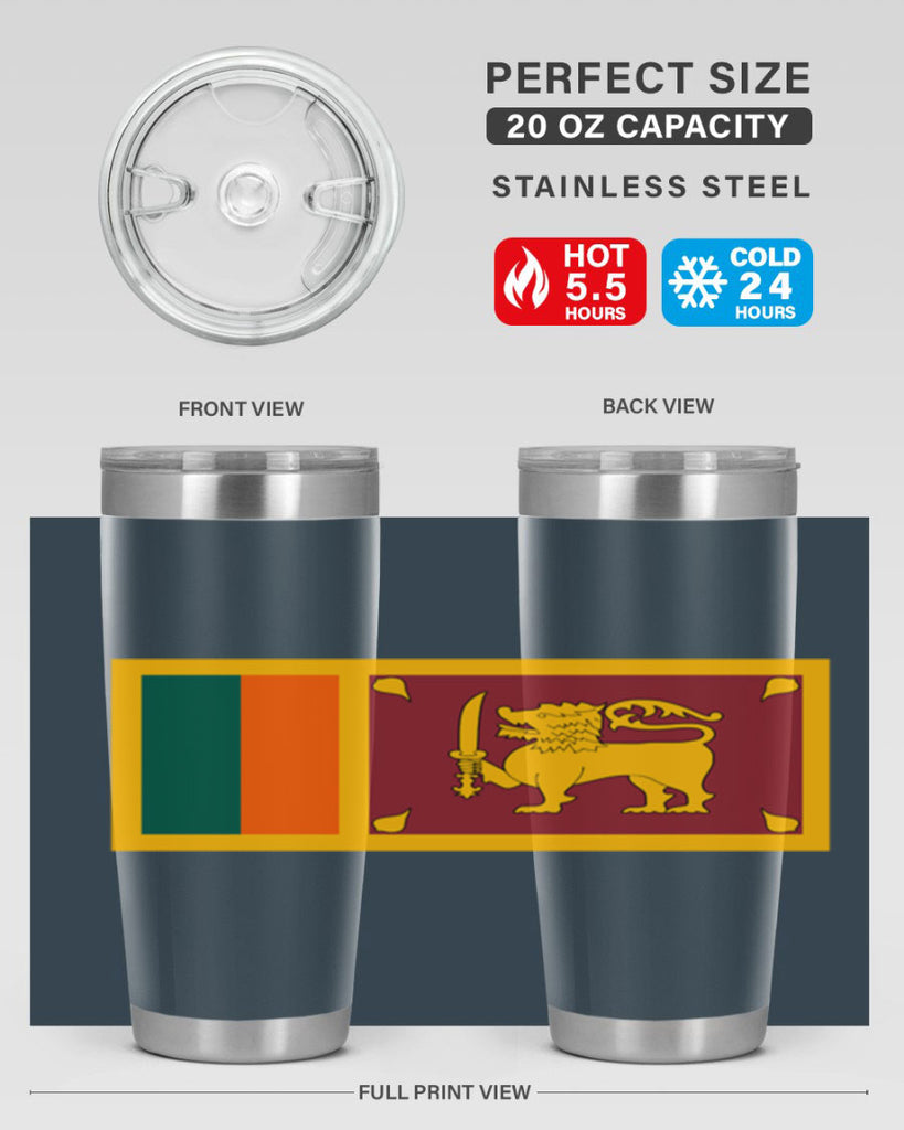 Sri Lanka 32#- world flags- Tumbler