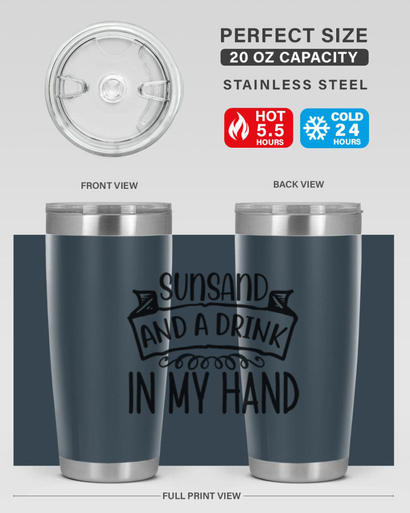 Sunsandandadrinkin 483#- zodiac- Tumbler