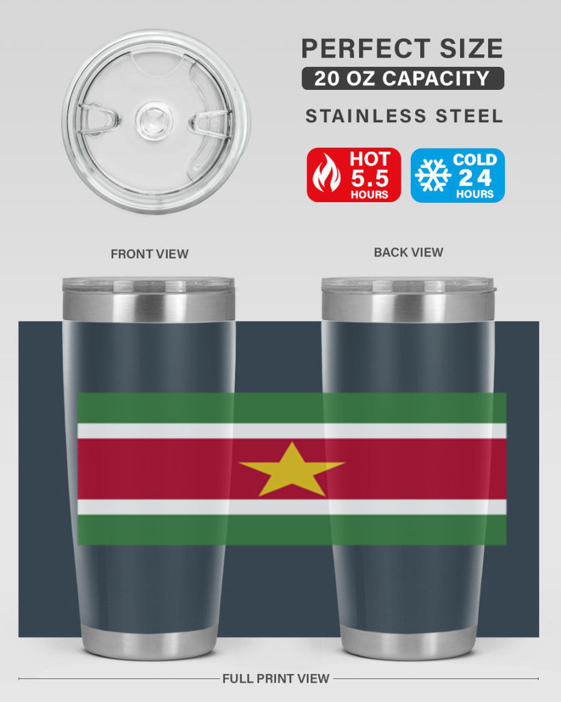 Suriname 30#- world flags- Tumbler