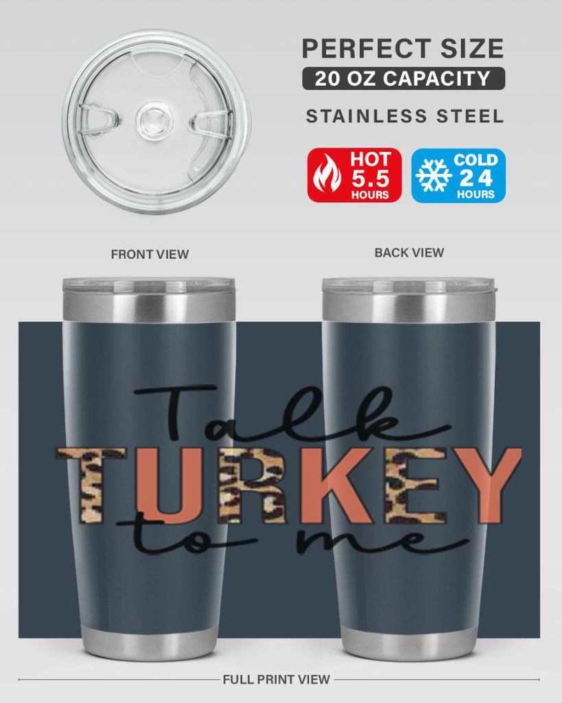 Talk turkey to me 595#- fall- Tumbler