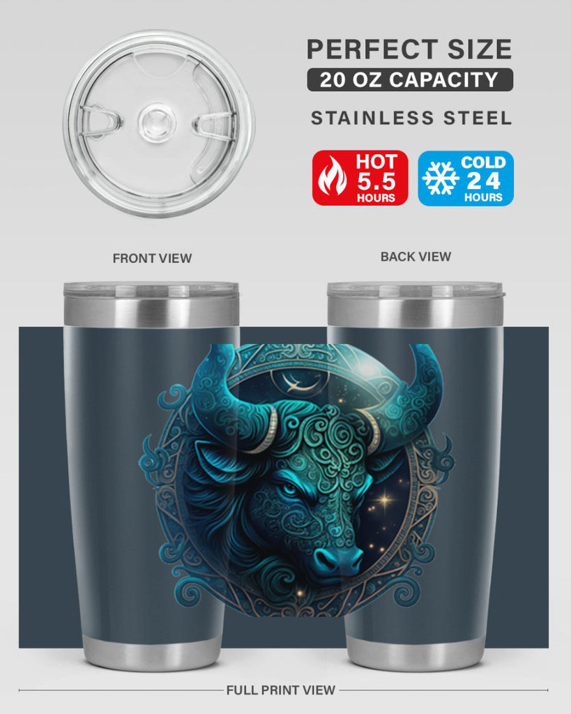 Taurus 485#- zodiac- Tumbler