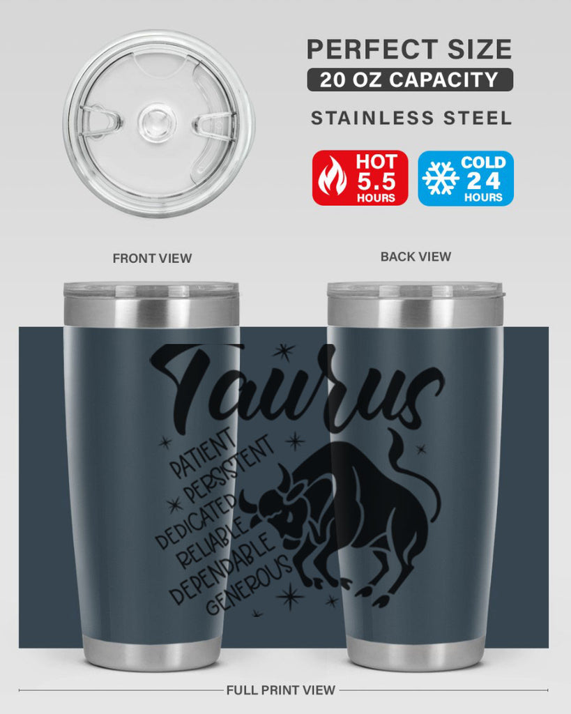 Taurus 492#- zodiac- Tumbler