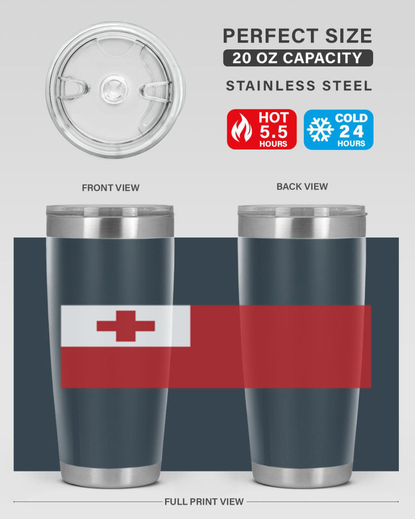 Tonga 20#- world flags- Tumbler