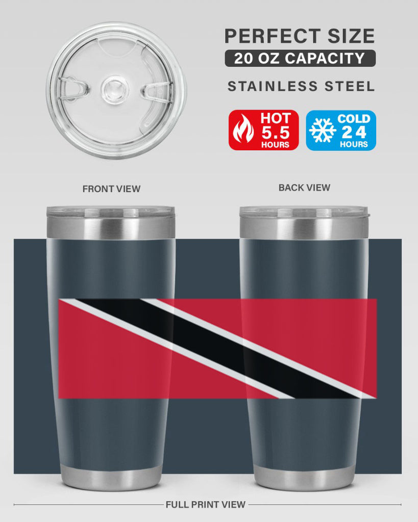 Trinidad and Tobago 19#- world flags- Tumbler