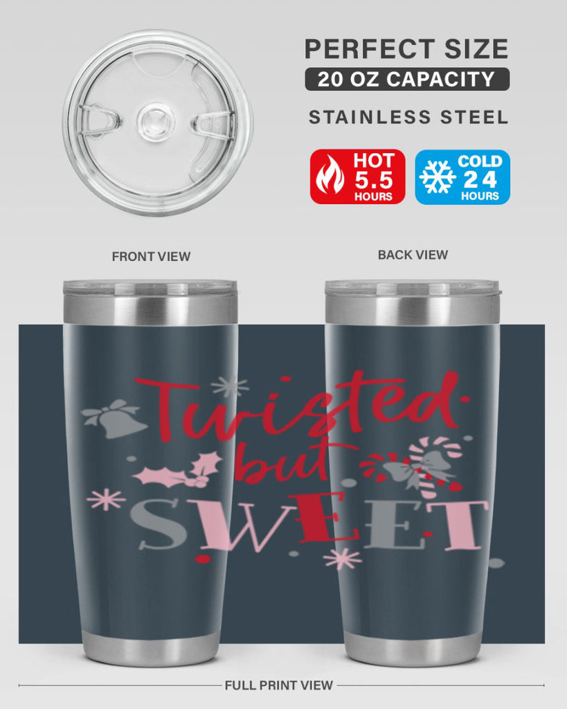 Twisted but sweet 424#- winter- Tumbler