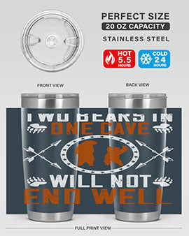 Two bears in one cave will not end well 34#- Bears- Tumbler
