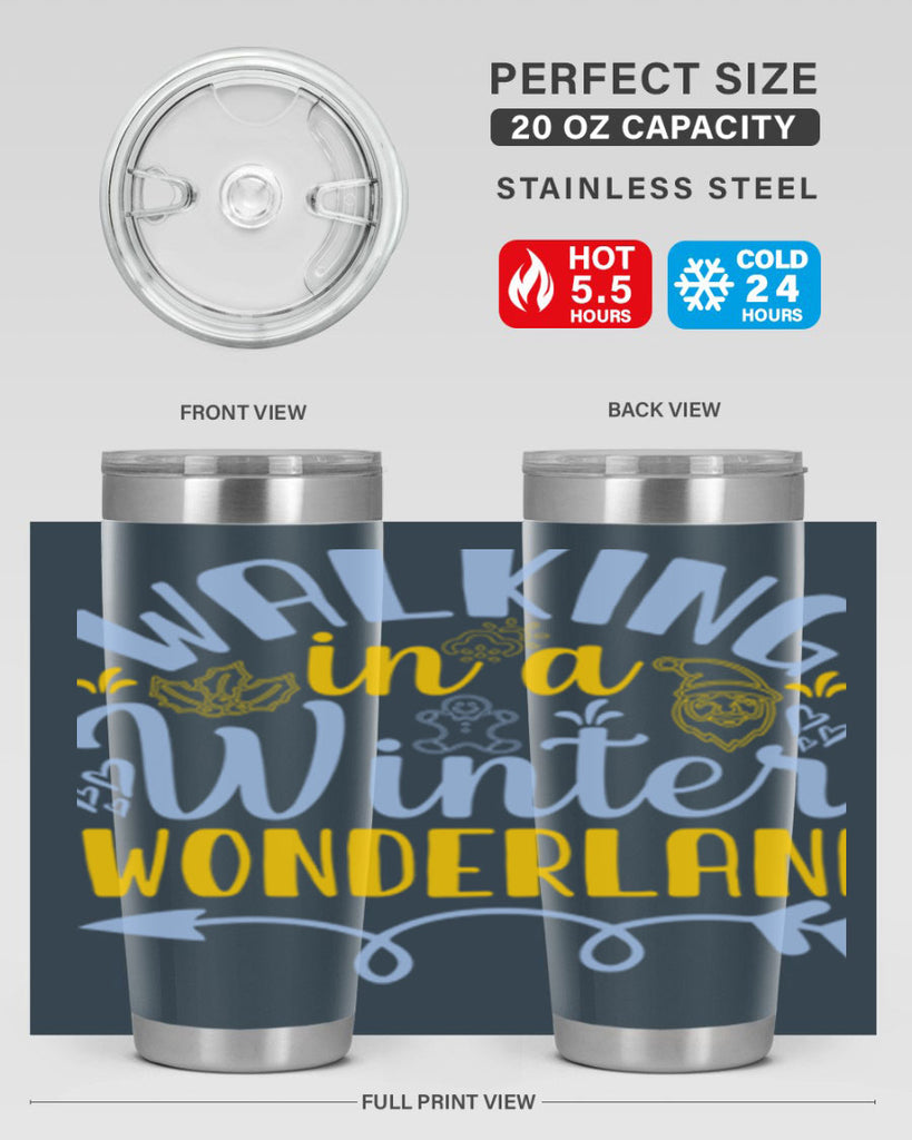 Walking in a winter wonderland440#- winter- Tumbler